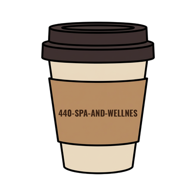 440-SPA-AND-WELLNES on a coffee cup