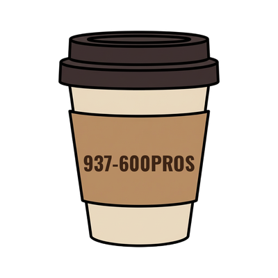 937-600PROS on a coffee cup